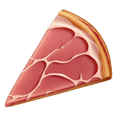 Prosciutto slice sticker