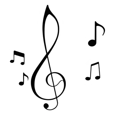 musical note sticker