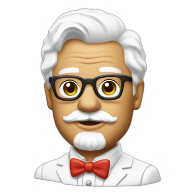 colonel sanders sticker