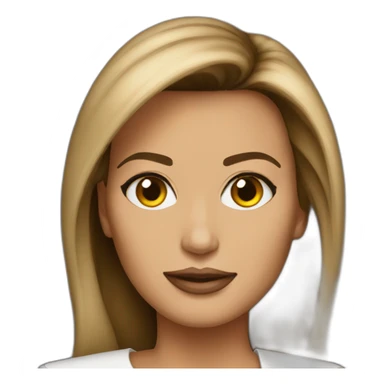 melania potrait  sticker