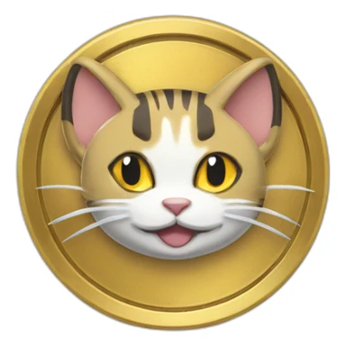 meowth coin sticker