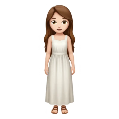 A full-length girl sticker