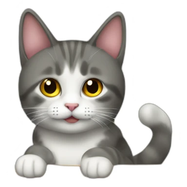 Un chat dans un tiroir sticker