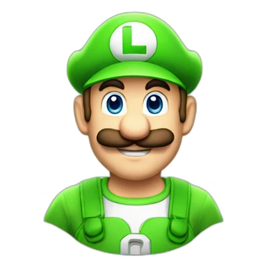 Super luigi sticker