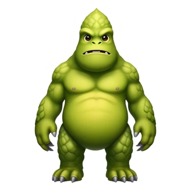 Giant towering creature sticker