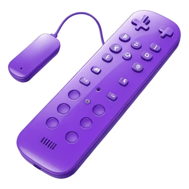 purple wii remote sticker