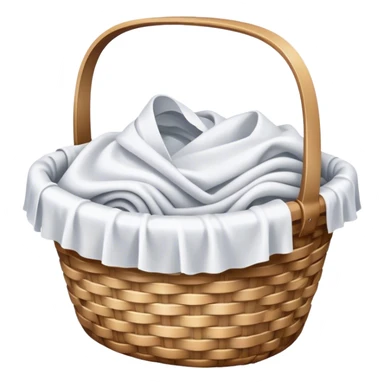 Basket of laundry sticker