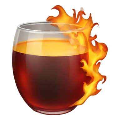 fireball drink sticker