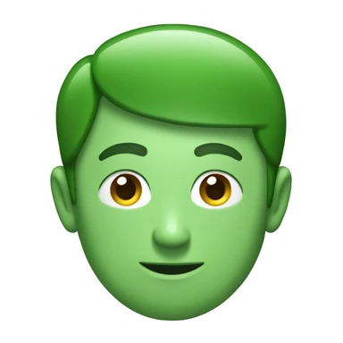 Green Backward index fibguer point down sticker