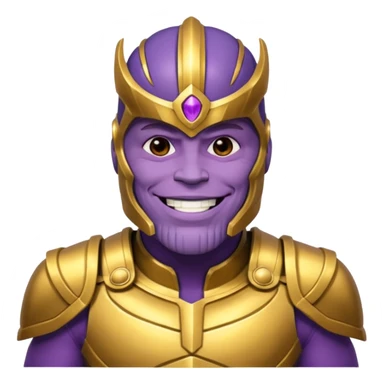 I want emoji of thanos sticker