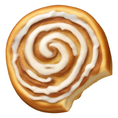One Light colored cinnamon roll  sticker