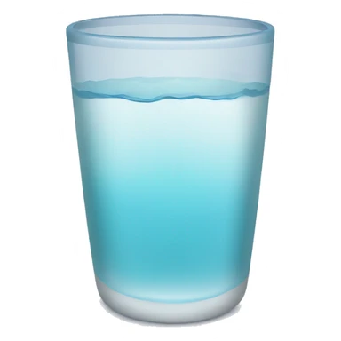 Vaso de agua sticker