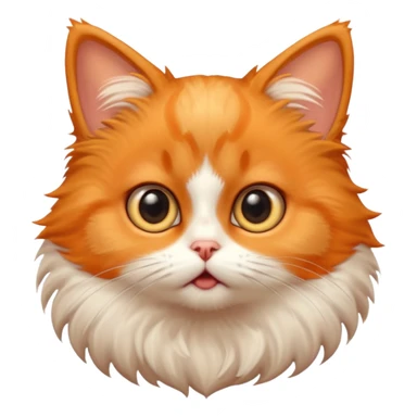 little cute Shocked cat sticker