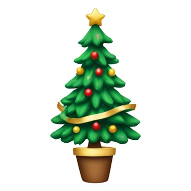 Coquette Christmas tree sticker