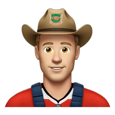 Jonathan Toews as potato farmer sticker