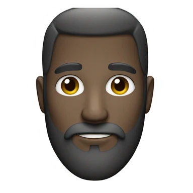 50 white man beard black and grey sticker