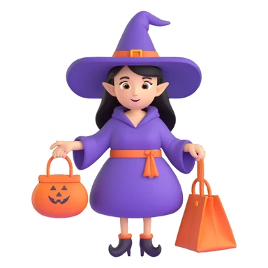 bag witch andy sticker