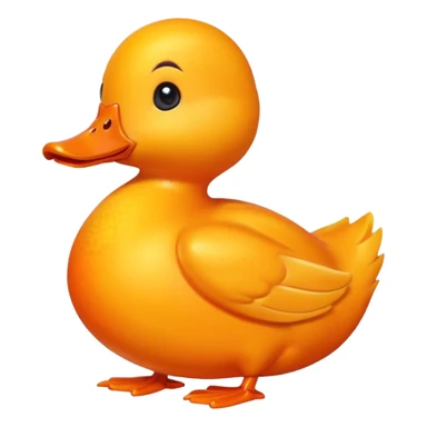 A animated mango duck sticker