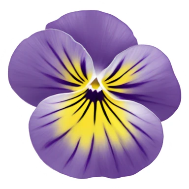 Pansy flower pastel sticker