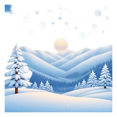 Cinematic Realistic Snow Emoji, Soft and delicate, with fluffy snowflakes drifting gently to the ground. The snow blankets the landscape in a peaceful, serene hush, creating a calm and sparkling atmosphere. Soft glowing outline, capturing the essence of tranquility, winter beauty, and crisp, clean freshness in a scene of falling snow! sticker