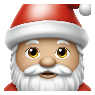 Chubby gnome with red santa hat sticker