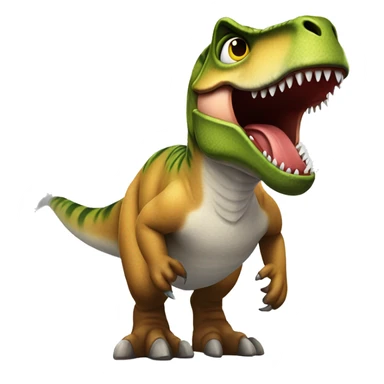 Katze reitet auf einem fliegenden t-rex sticker