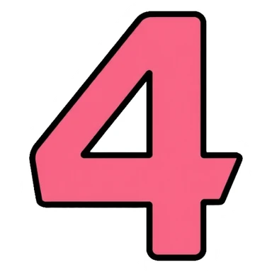 Numbers 4 5 6 sticker