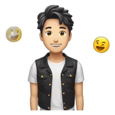 BTS 7 member kpop group at butter video clip  sticker