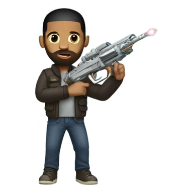 Drake with a pewpew sticker