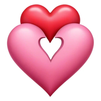 2 Valentine’s Day hearts sticker