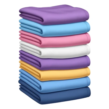 folded clothes sticker