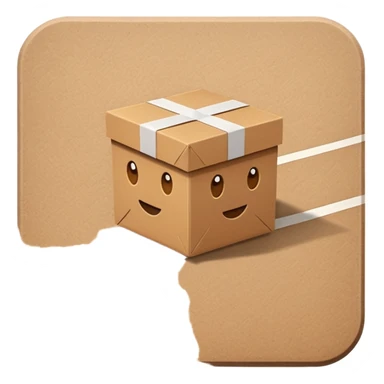 Box crossing a finish line sticker