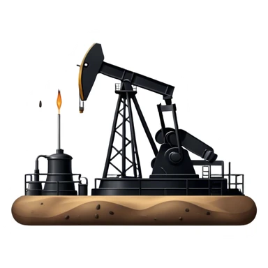 Oil field sticker