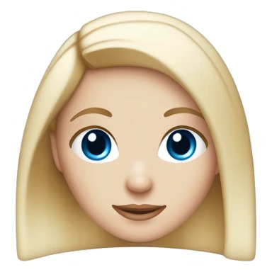 white girl with straight hair, blue eyes and a lot of ear piercings  sticker