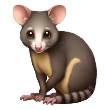 Brushtail Possum Brown sticker