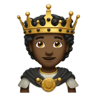 King's son with black sticker