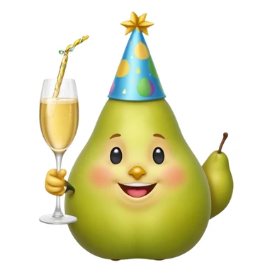 Birne die Party macht  sticker