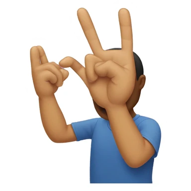 sign language alphabet sticker