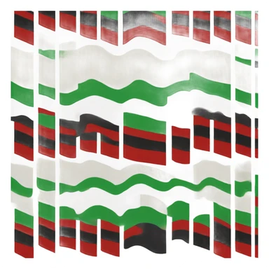 African American flag emoji sticker