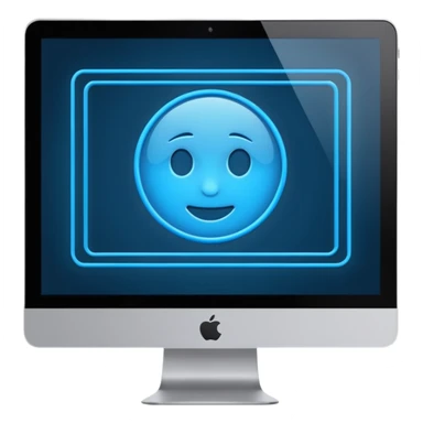 computer screen with wireframe layout sticker