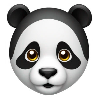 panda with a low taper fade sticker