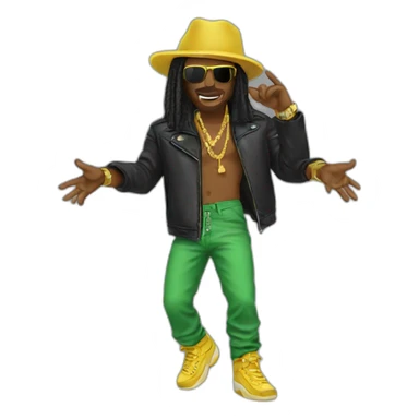 Dancehall jamaïcain  sticker