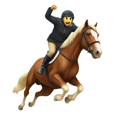 Horse in Jump  sticker