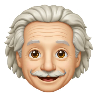 Einstein guiñando un ojo sticker