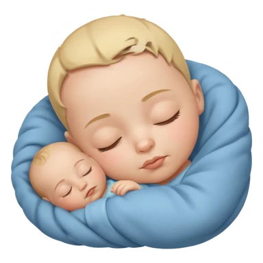 Sleeping baby sticker