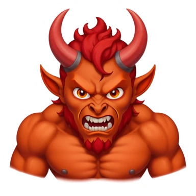 Satan from Christian Gods sticker