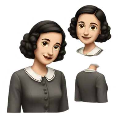 Anne Frank sticker