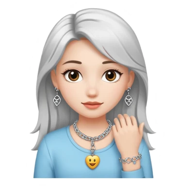 Charm Bracelet Girl sticker