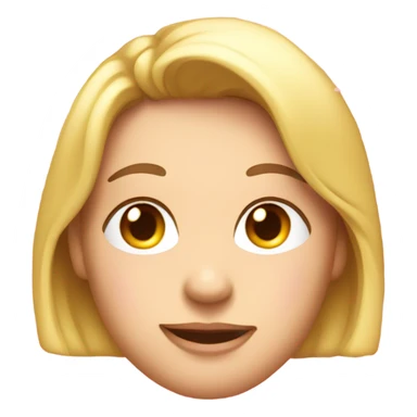 Face whit hearts pink sticker