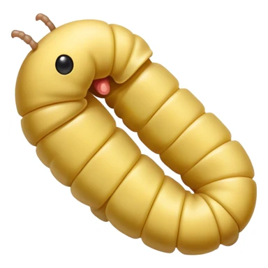 single feeding maggot sticker